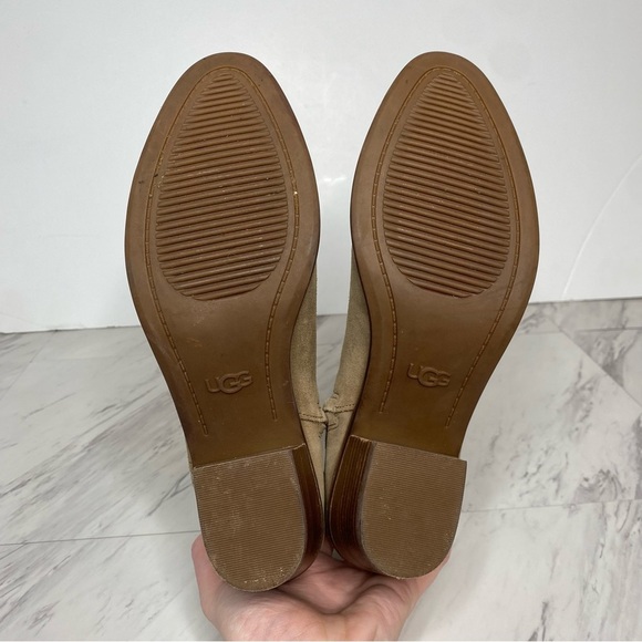 UGG Kingsburg Suede Stacked Heel Bootie 9 1/2 - Picture 14 of 15